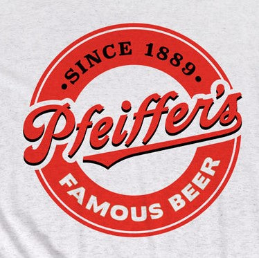White Pfeiffer’s Beer Seal Tee Redo Logo